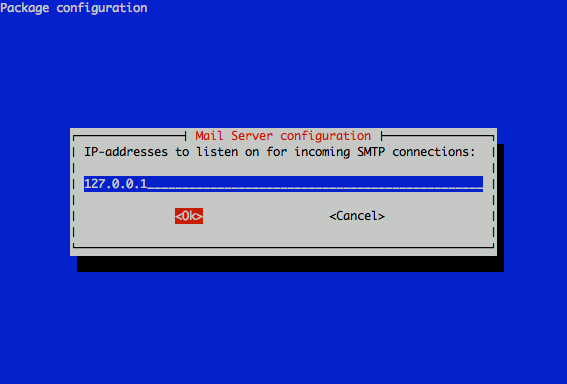 Exim4 listening IP address configuration on Debian 5 (Lenny). Exim4 listening IP address configuration on Debian 5 (Lenny).